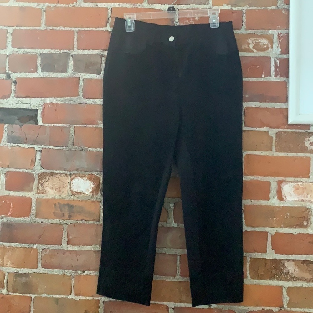 Vintage Votre Nom Jeans suede-front pants, size IT42/ US 6